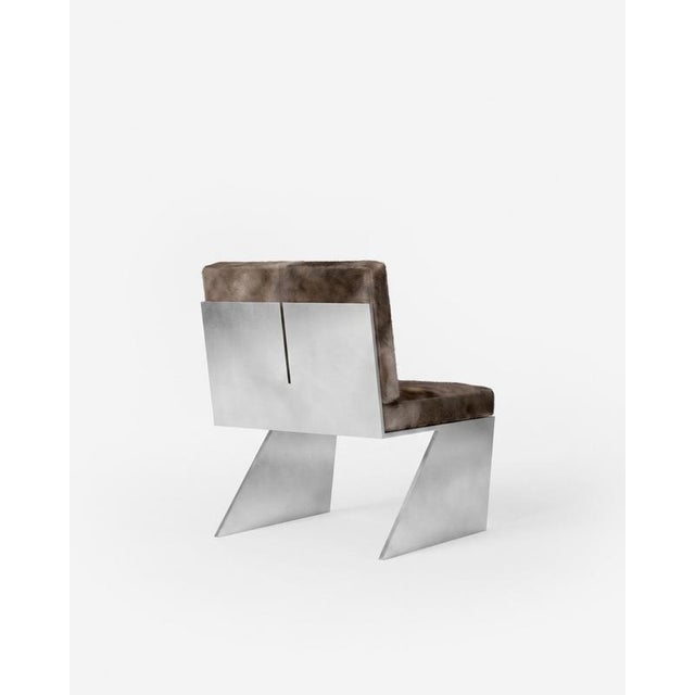 LV Lounge Chair in Aluminum by Pietro Franceschini For Sale - Image 4 of 7