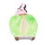 1955 Mid-century Era red and green hula girl ceramic ashtray. The ashtray features a beautifully detailed hula girl...