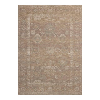 Chris Loves Julia x Loloi Louisa Taupe / Gold 5'-3" x 7'-6" Area Rug For Sale