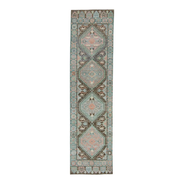 Turkish Oushak Rug 2'9" x 10'6" #20015 For Sale