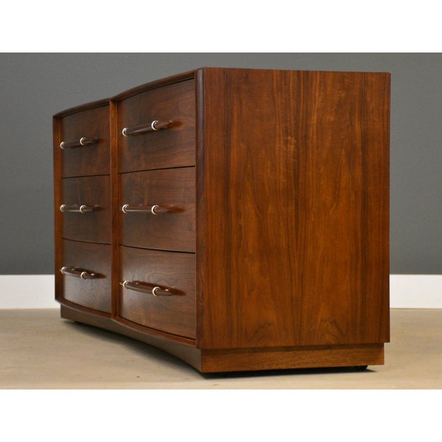 T.H. Robsjohn Gibbings Refinished Robsjohn Gibbings for Widdicomb Dresser For Sale - Image 4 of 10