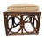 Vintage Alexvale Rattan 4-Piece Nesting Chair & Glass-Top Cocktail Table Set For Sale In Greenville, SC - Image 6 of 9
