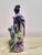 Vintage-Style Porcelain Floral Lady Figurine With Fan For Sale - Image 9 of 9