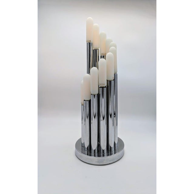 Italian Table Lamp by Gaetano Sciolari for Fidenza Vetraria, 1970s For Sale - Image 3 of 8