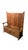An impressive 19th-century fir wood chest, featuring a tall, imposing backrest that lends it a captivating presence. Solid...