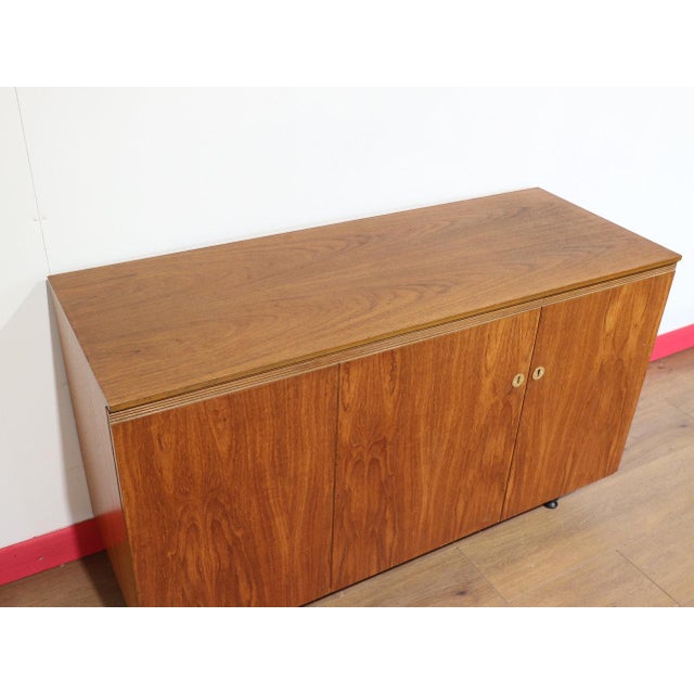 Mid Century Modern Vintage Teak Metamorphic Box Desk Danish Style For Sale - Image 14 of 15
