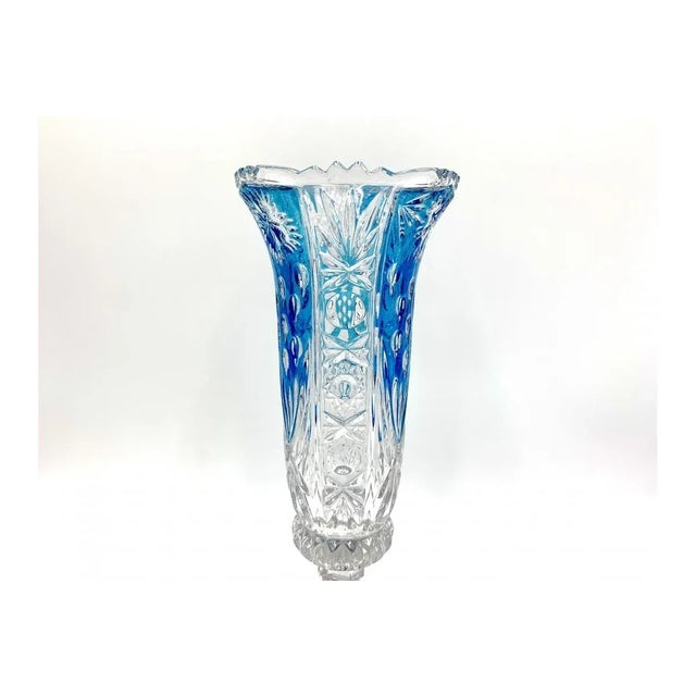 Mid-Century Modern German Glass Vase by Huta Anna, 1970s For Sale - Image 3 of 8