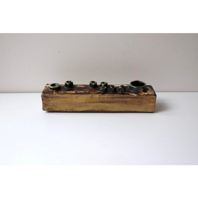 1960s 808 Horizontal Ceramic Sculpture by Helmut Friedrich Schäffenacker For Sale - Image 5 of 5