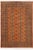 Boho Chic Bokhara Rust/Beige Hand Knotted Wool Rug For Sale - Image 9 of 9