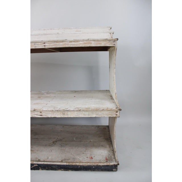 Early 20th Century Early 20th Century Primitive General Store 3-Tier Display Shelf For Sale - Image 5 of 12