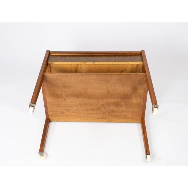Small Danish Side Table with Drawer in Teak, 1960s For Sale - Image 9 of 10