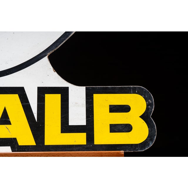 Metal Vintage DeKalb Poultry "Rooster" Advertising Sign For Sale - Image 7 of 8