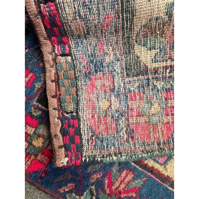 Mid-Century Tribal Afshar Bag Face Rug, 1940s For Sale - Image 12 of 13