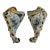 Pair of 1920s French Faience Wall Pockets For Sale
