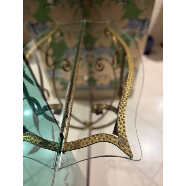 Gothic Venetian Style Mirror With Console From Crystal Art For Sale - Image 3 of 8