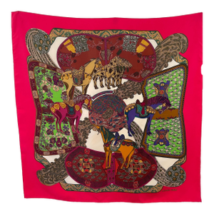 Hermès Art Des Steppes 2000 Faivre Annie Foulard En Soie