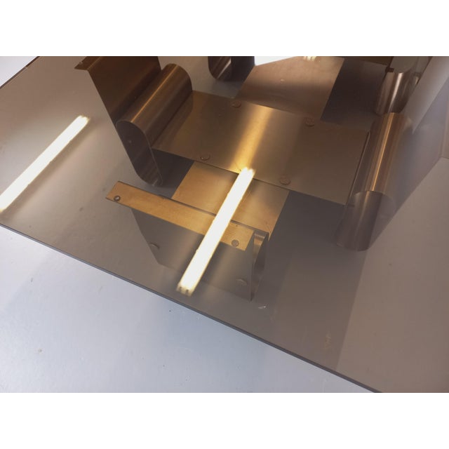 Large Rectangular Coffee Table by François Monnet, 1970s For Sale - Image 18 of 18