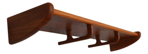 Danish Hat Rack in Teak with Shelf and Hooks, 1960s