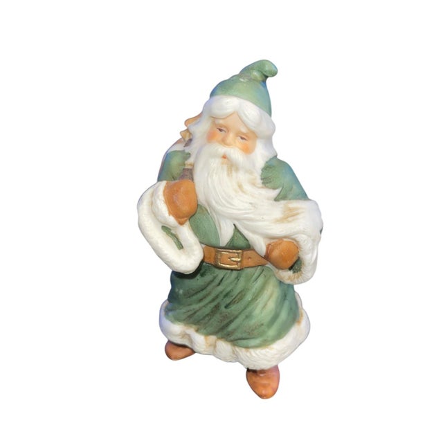 Vintage. Made in Korea 1966. Old World Santa. This could be used as an ornament or a figurine. Stands on its own.