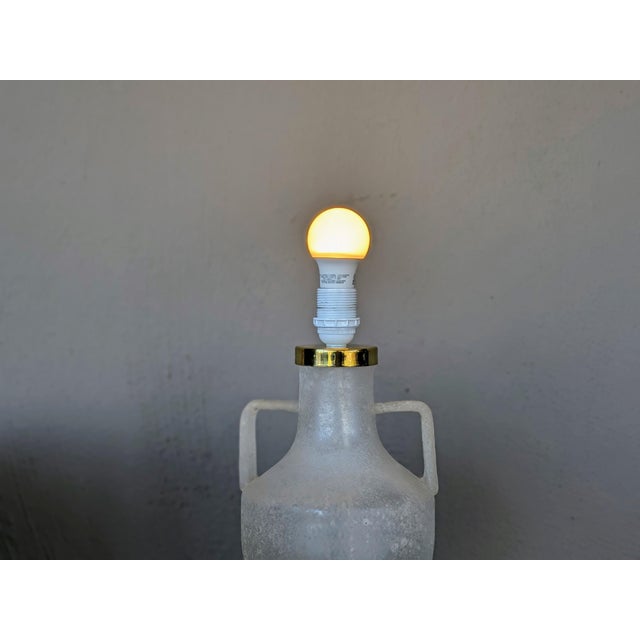 Vintage Seguso Vetri a Scavo-Styled Lamp For Sale - Image 11 of 12