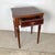 French Country 19th Century French Provincial Walnut Side Table With Hand-Carved Leaf Drawer For Sale - Image 3 of 12