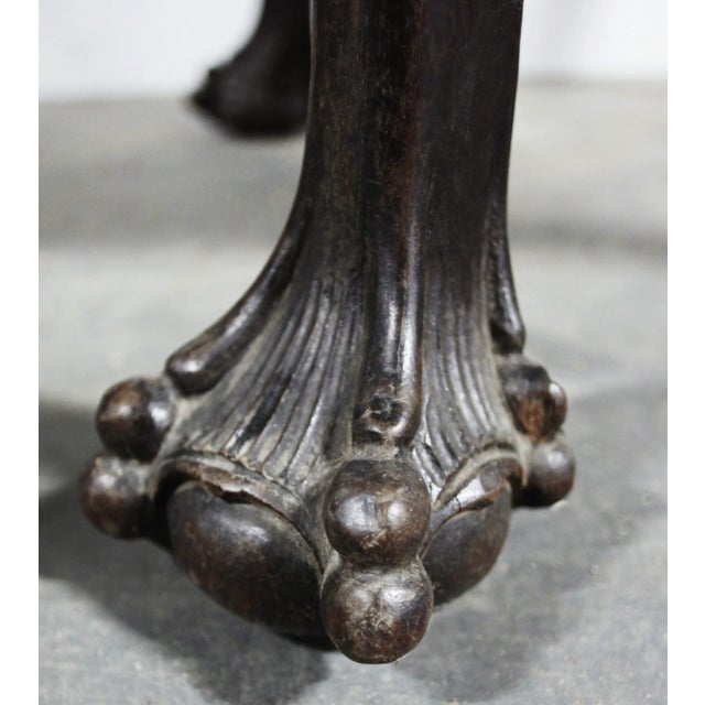 Antique Library Table Chippendale Style For Sale - Image 4 of 6
