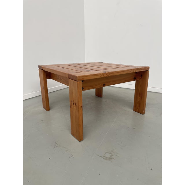 Pine Coffee Table from Maison Regain, 1970s For Sale - Image 13 of 18