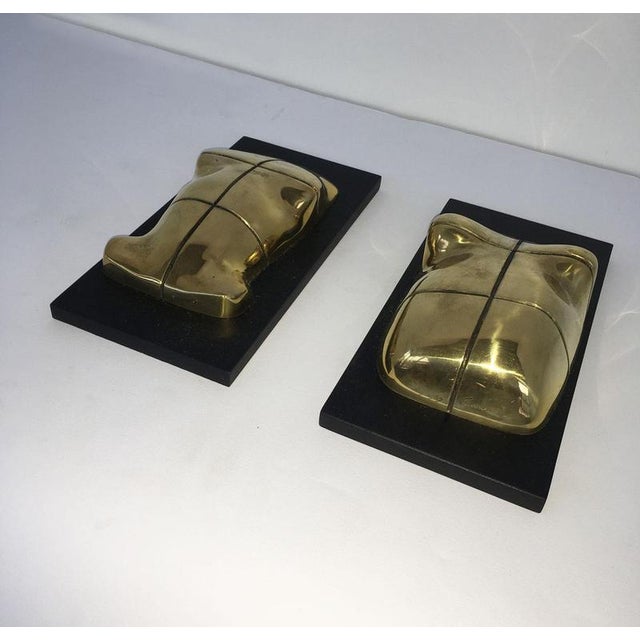 Italian Bronze Abstract Sculpture by Jiro Sugawara, 1980 For Sale - Image 13 of 18