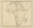 Antique Map of Africa with the Unexplored Interior and a Population Table, 1858 For Sale - Image 3 of 9