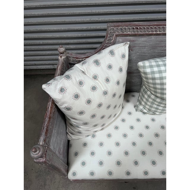 19th Century Swedish Gustavian Style Sofa For Sale In San Diego - Image 6 of 9