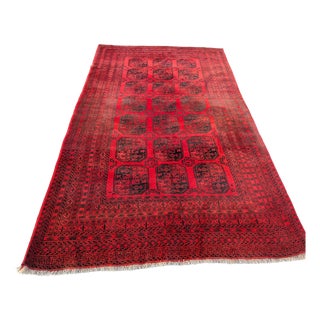 Vintage Traditional Afghan Rug, 1960s For Sale