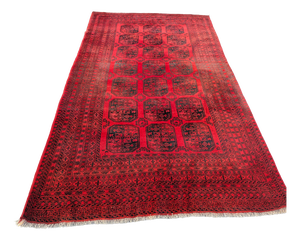 Vintage Traditional Afghan Rug, 1960s