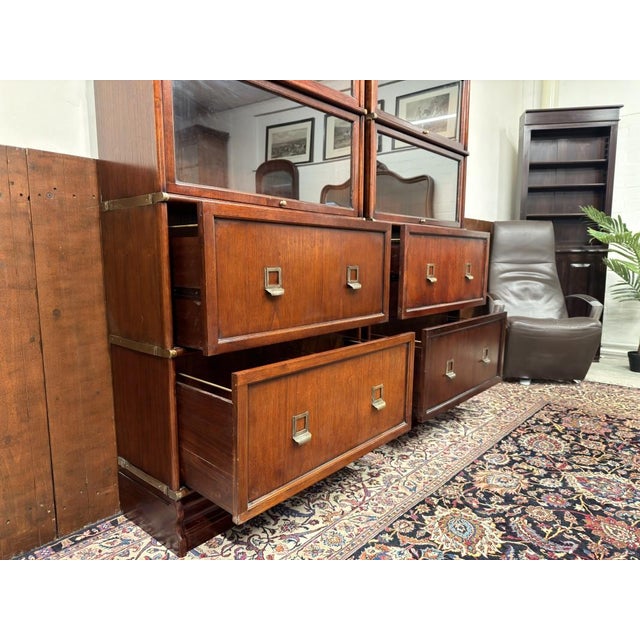 English Bookcases from Globe Wernicke, Set of 2 For Sale - Image 16 of 18