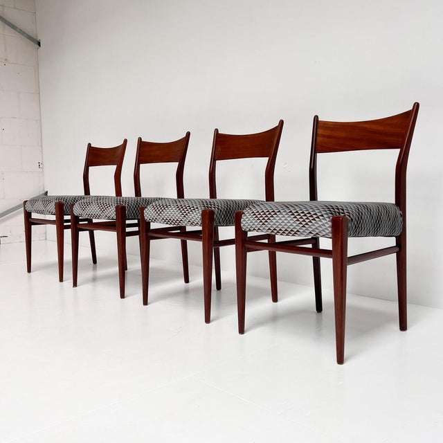 Pastoe Vintage SA10 Chairs by Cees Braakman for Pastoe, 1960s, Set of 4 For Sale - Image 4 of 15