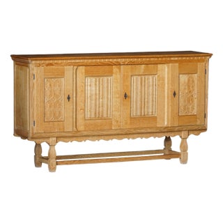 Modern Danish Oak Sideboard by Henning Kjærnulf for Eg Møbler, 1960s For Sale