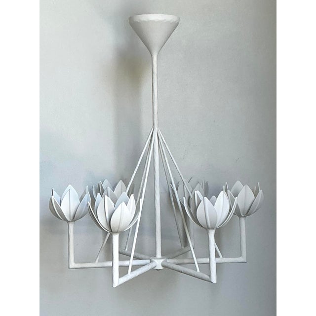 Visual Comfort Vintage Visual Comfort Small Single Tier “Alberto” Chandelier For Sale - Image 4 of 12