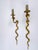 Maison Jansen Vintage Cast Brass Cobra Wall Lamps from Maison Jansen, 1960s, Set of 2 For Sale - Image 4 of 18