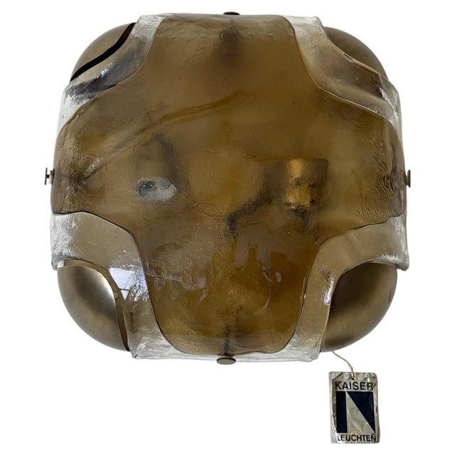 Amber Murano Glass Two-Light Wall from Kaiser Idell, 1970s For Sale - Image 18 of 18