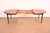 Johannes Anderson Style Danish Modern Teak Extension Dining Table, Newly Refinished For Sale In South Bend - Image 6 of 14