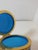 Blue Opaline Glass Box by F.lli Ferro Murano, Italy, 1930s For Sale - Image 10 of 11