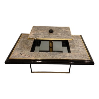 Vintage Hidden Bar Coffee Table from Fedam, 1980s For Sale