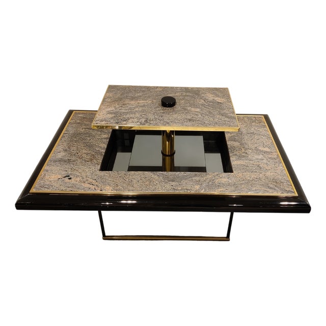 Vintage Hidden Bar Coffee Table from Fedam, 1980s For Sale