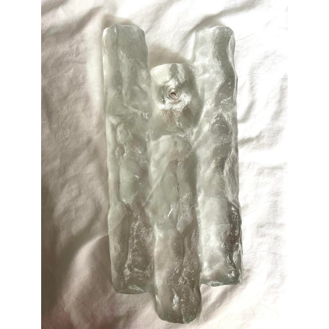 Mid-Century Modern Vintage 1960s Kalmar Glass Chandelier For Sale - Image 3 of 10