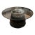 Jet Engine/Turbine Coffee Table W/Round Glass For Sale