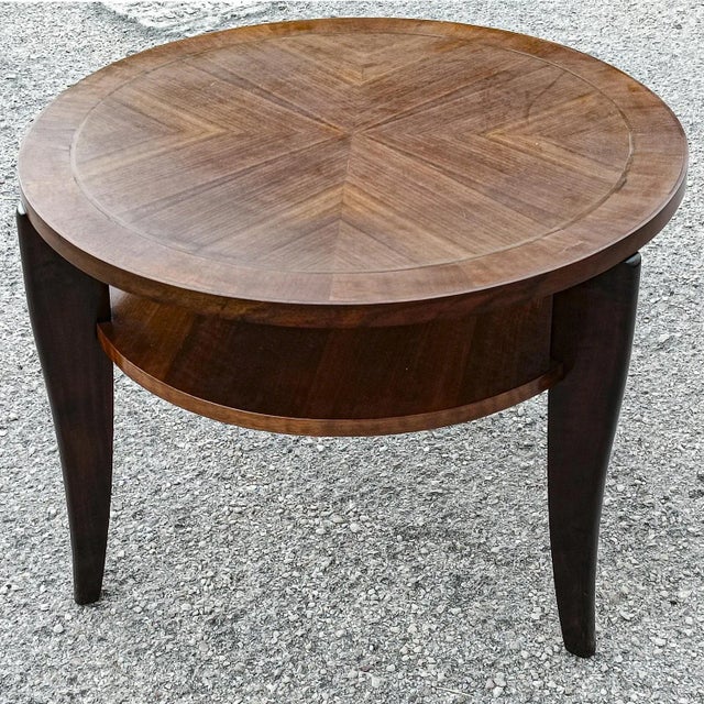 Saber Foot Coffee Table with 2 Shelves For Sale - Image 4 of 9