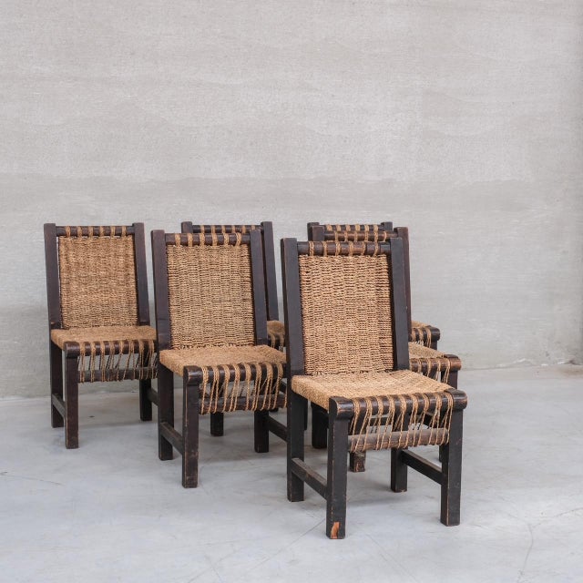 Art Deco French Dining Chairs attributed to Francis Jourdain, 1930s, Set of 6 For Sale - Image 13 of 16