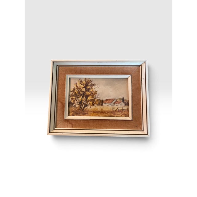 African 1974 Malcolm Smith Original South African Landscape Paintings - Set of 3 For Sale - Image 3 of 11