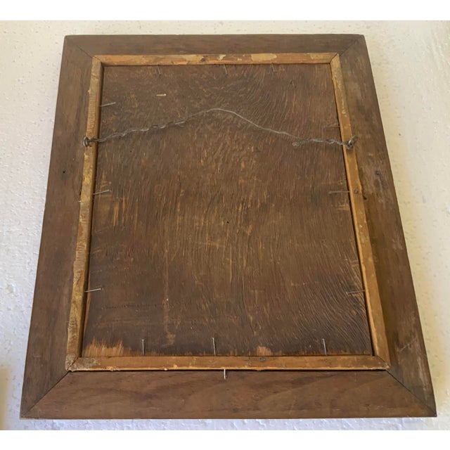 Printmaking Materials 1900s Framed Harrison Fisher Lithograph “A Sketch” For Sale - Image 7 of 7
