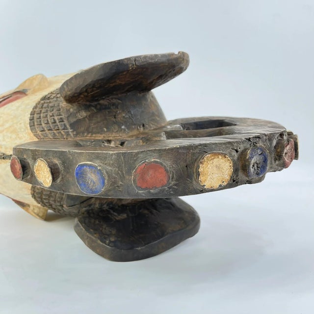 Early 20th Century Igbo Maiden Spirit Mask on Custom Stand Nigeria MATTER COLLECTION For Sale - Image 9 of 9
