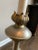 1960s French Bronze Table Lamp 52" High With Lotus Detail For Sale - Image 12 of 13